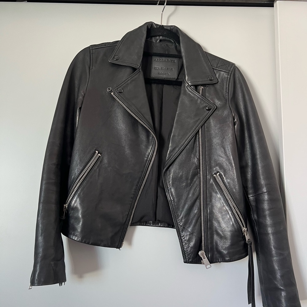 Allsaints Dalby Leather Biker Jacket